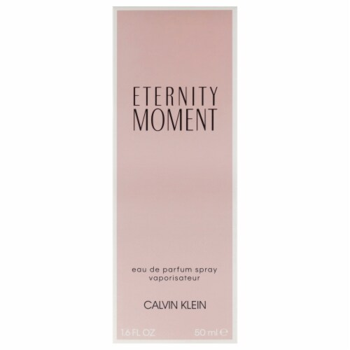 Calvin Klein Eternity Moment perfume packaging on a white background