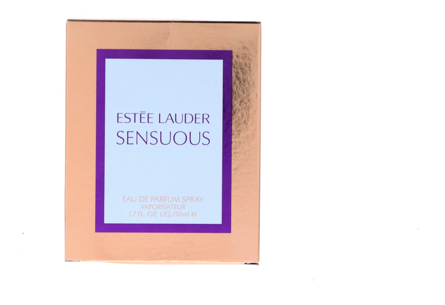 Estée Lauder Sensuous perfume packaging on a white background