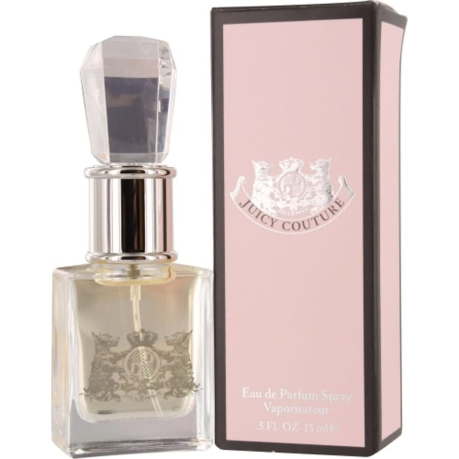 Juicy Couture perfume bottle and packaging on a white background