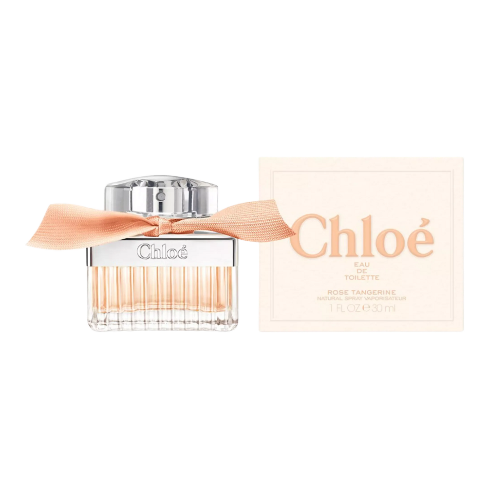 Chloe perfume bottle with packaging on a white background