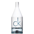 Calvin Klein IN2U perfume bottle on a white background
