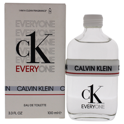 Calvin Klein cK Everyone Eau de Toilette bottle and packaging on a white background