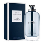 Coach Open Road perfume bottle and packaging on a white background