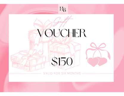 Gift card at HaloBlush