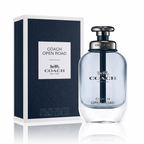 Coach Open Road perfume bottle and packaging on a white background
