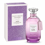 Coach Dreams Moonlight perfume bottle and packaging on a white background