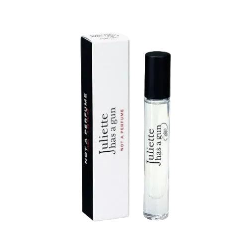 Mini Juliette Has a Gun perfume bottle and packaging on a white background