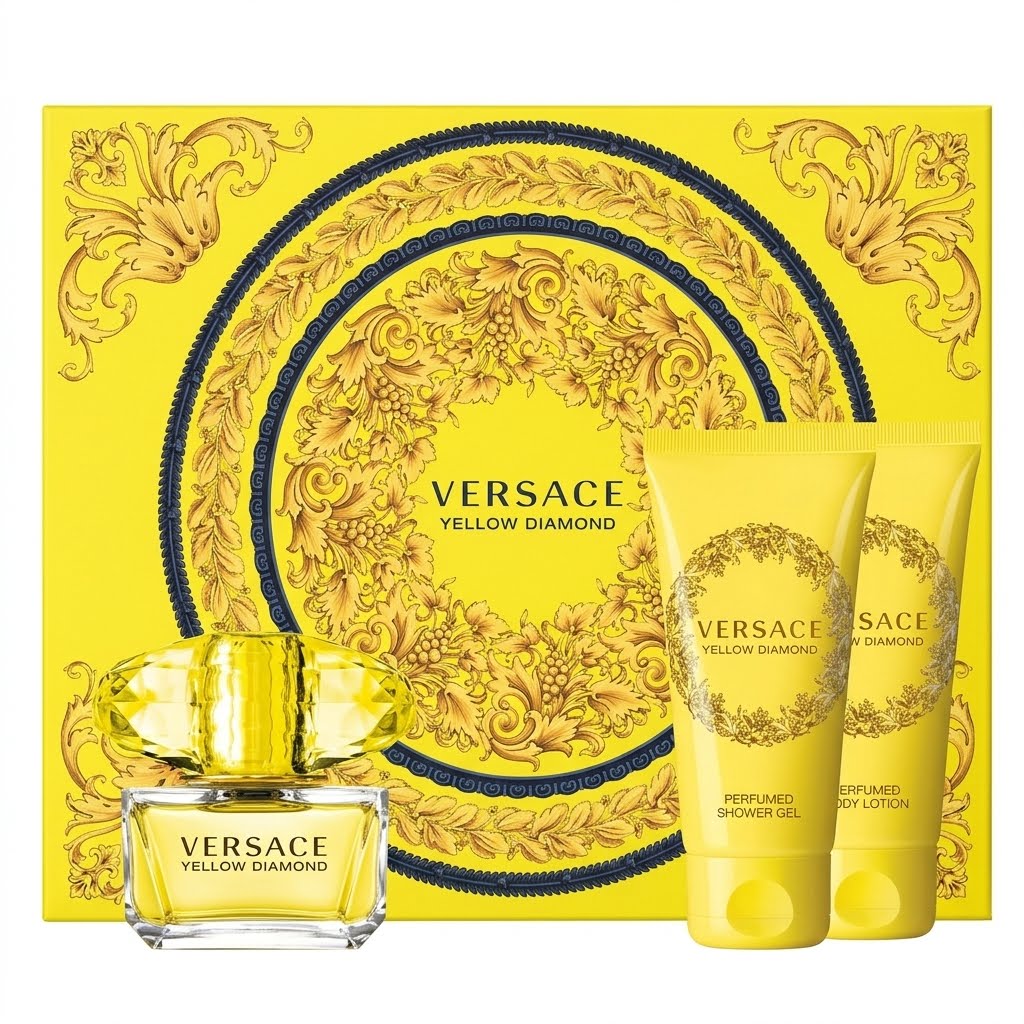 VERSACE YELLOW DIAMOND Gift/Fragrance Set (Women)  EDT Perfume - Body Lotion