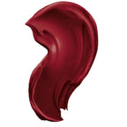 Red lipstick swatch on a white background