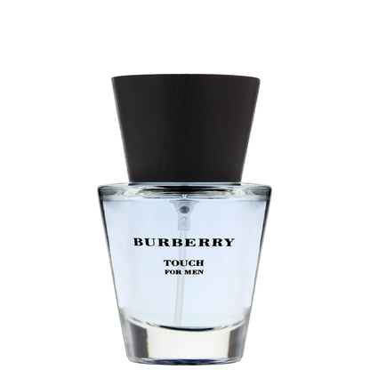 Burberry Touch for Men perfume bottle on a white background