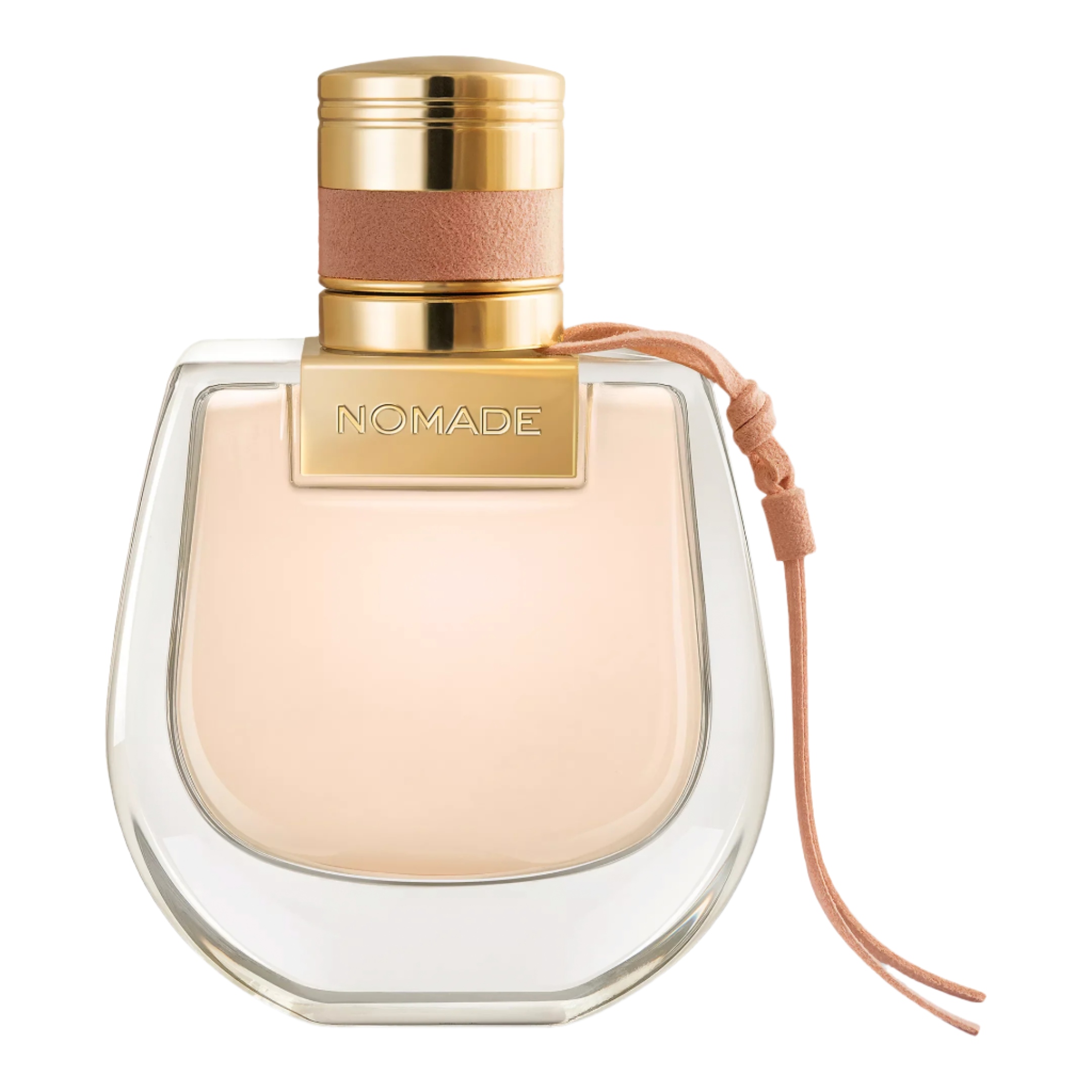 CHLOE NOMADE with a gold cap on a white background