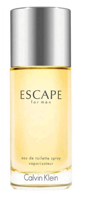 Calvin Klein Escape for men eau de toilette spray bottle on a white background
