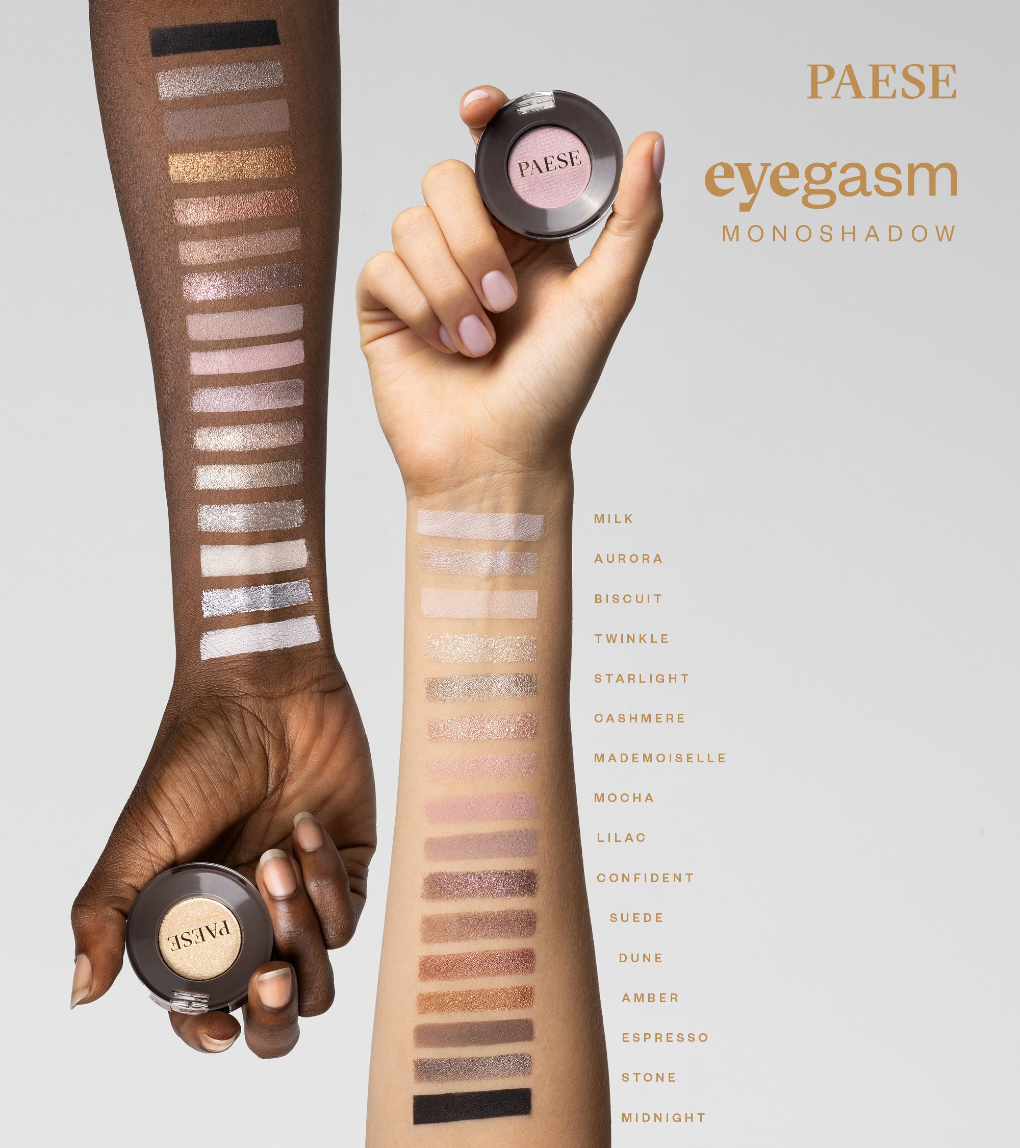 PAESE Eyegasm Monoshadow 12 Dune