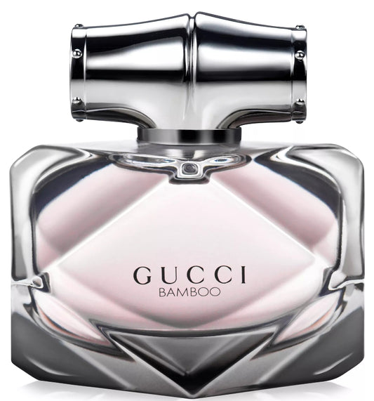 Gucci Bamboo perfume bottle on a white background