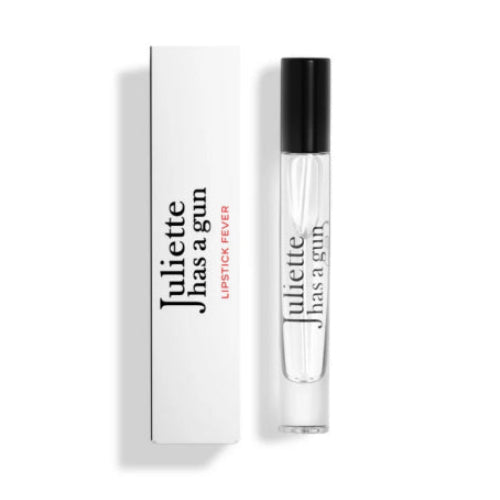 Juliette has a gun Lipstick Fever with  packaging on a white background