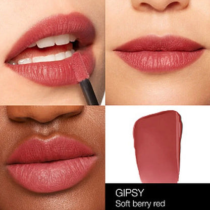  NARS/AIR MATTE LIP COLOR
 (GIPSY) 0.24 OZ a soft berry red lipstick on different skin tones.