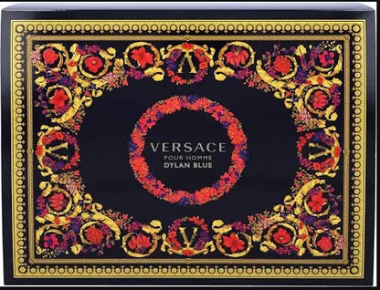 Versace Pour Homme Dylan Blue perfume Gift set/ 3pc
 fragrance 