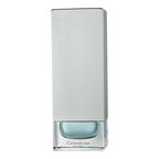 Perfume bottle labeled 'Contradiction for men' on a white background