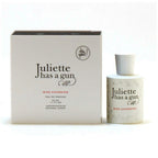 Juliette has a gun Miss Charming perfume bottle and packaging on a white background